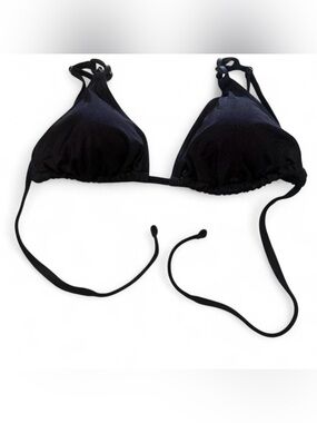 Source Unknown Black Triangle Bikini Top